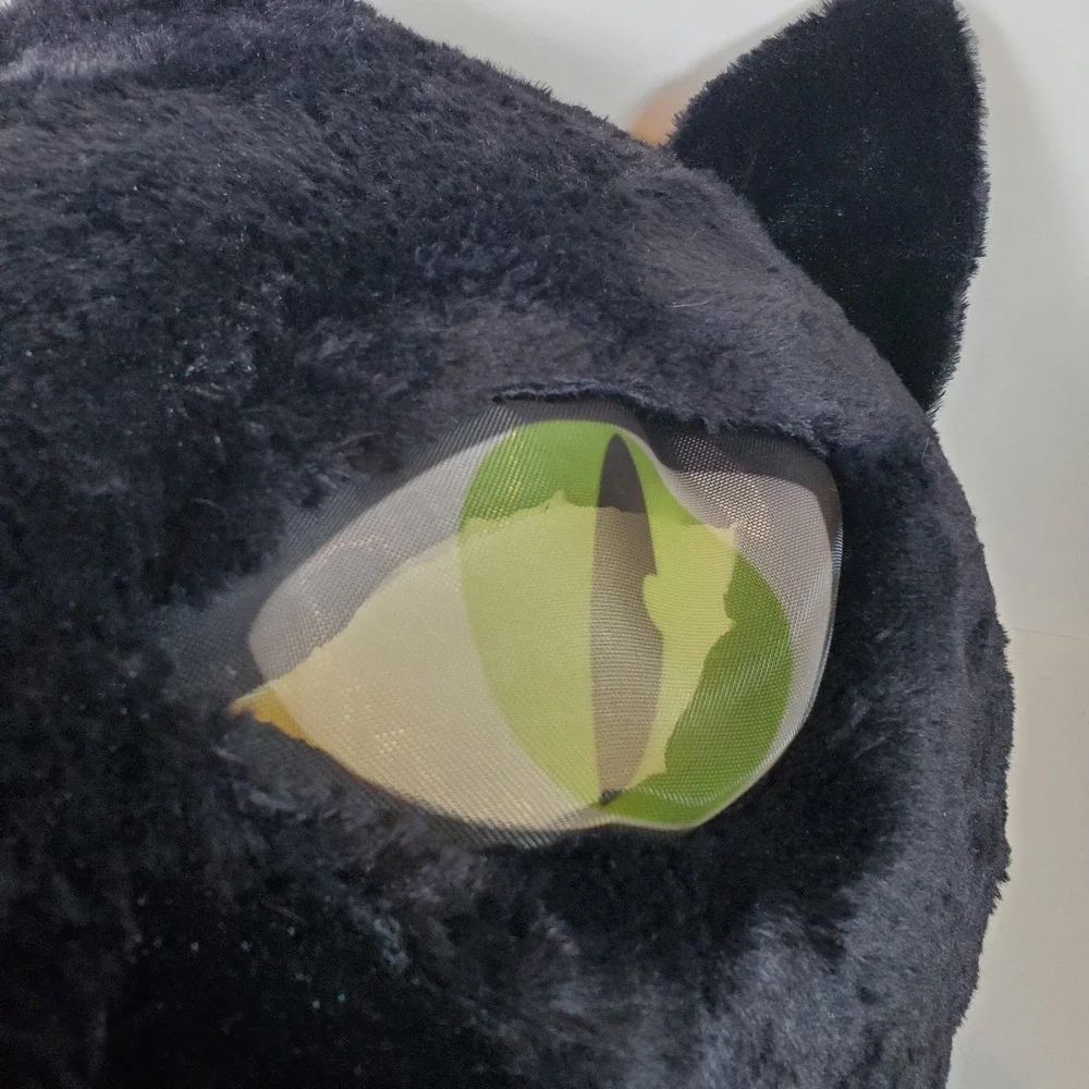 Dan Dee Maskimals Big Greeter Head Mascot Costume 2017 - Black Panther Cat